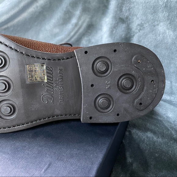 Herring Shoes - Mens Leather Wingtip Brogue Dress Shoes - Goodyear Welted - Picture 11 of 11